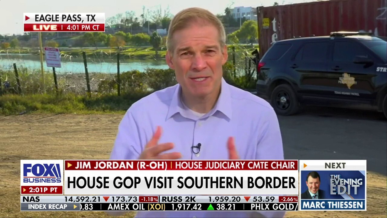 We’re on pace to reach the population of Ohio if migrant levels persist: Rep. Jim Jordan