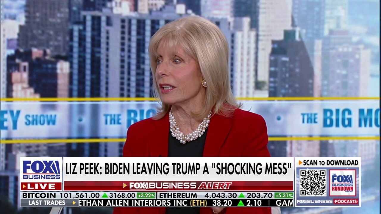 Biden is leaving Trump an 'incredible mess': Liz Peek