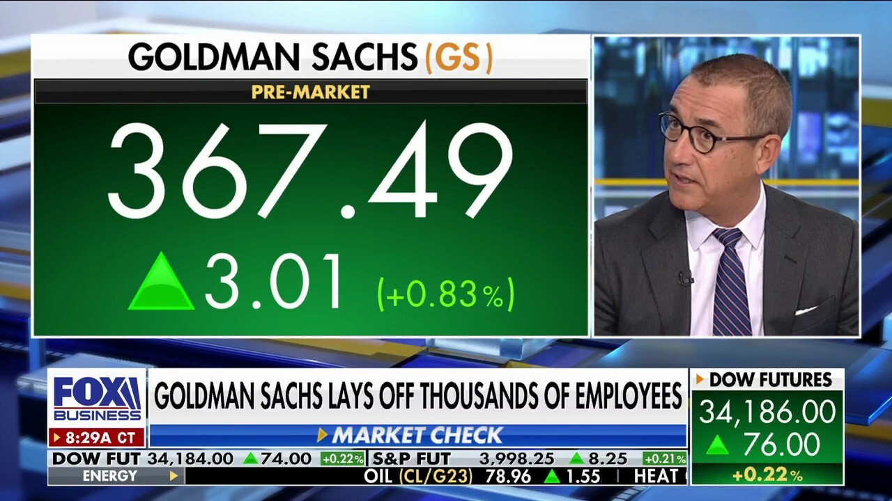 Goldman Sachs head of personal finance management Joe Duran provides his 2023 market outlook and discusses the firm's 'tough decision' to cut 3,200 jobs on 'Varney & Co.