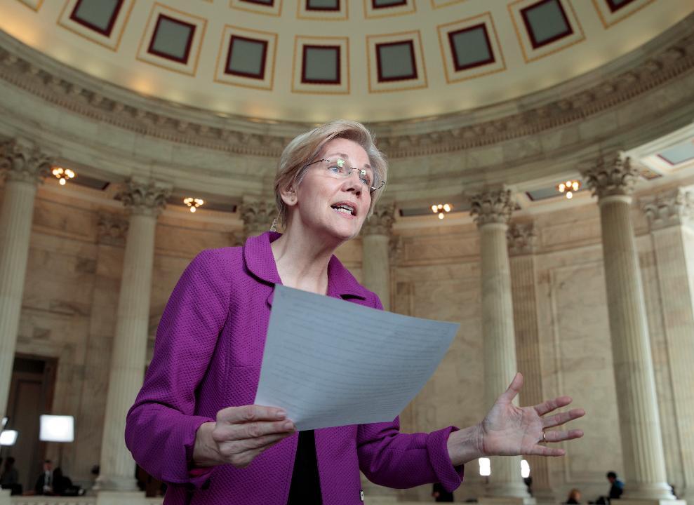 Senator Warren silenced 