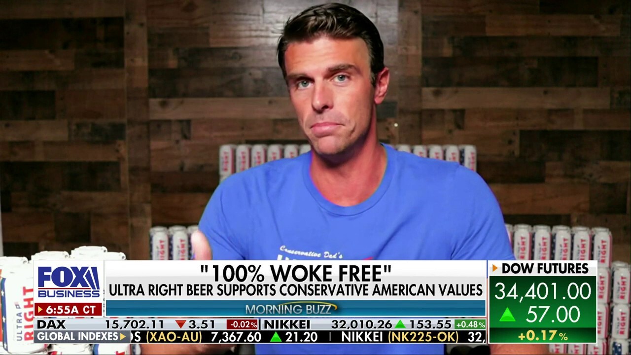 Conservative Dad’s Ultra Right Beer founder Seth Weathers discusses his company’s success as more businesses face backlash for woke practices.