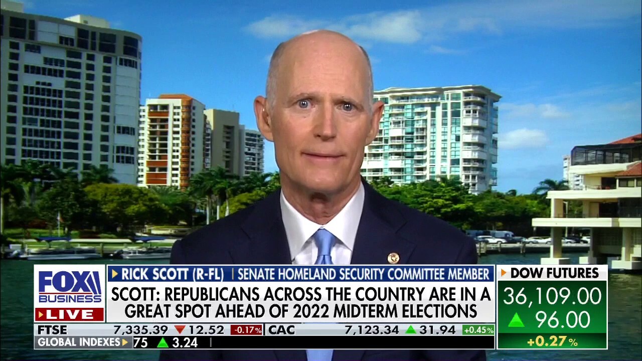 Sen. Rick Scott, R-Fla., argues the Democrats' 'wasteful spending' will cause more inflation.