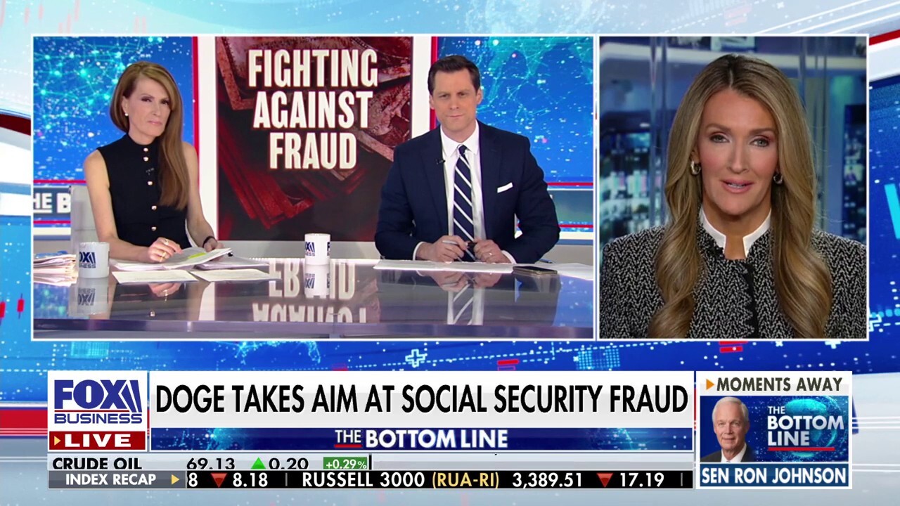 Small Business Administration administrator Kelly Loeffler describes the fraud she aims to target within Social Security on ‘The Bottom Line.'