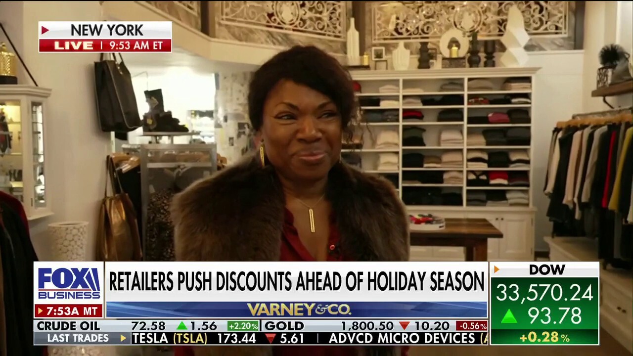 FOX Business' Lydia Hu speaks to Noir et Blanc owner Deborah Koenigsberger about the deep discounts she is offering her customers on 'Varney & Co.'