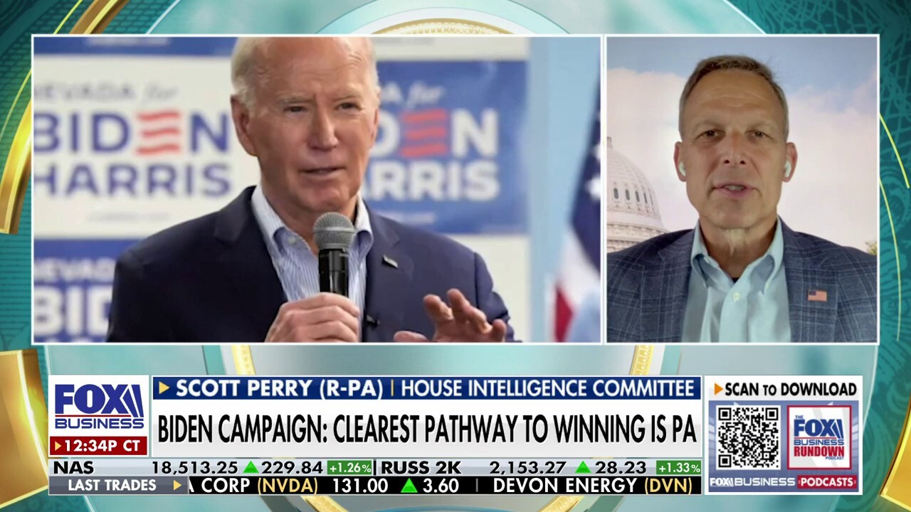 Democrats calling for Biden to exit race are 'complicit in the cover-up': Rep. Scott Perry 