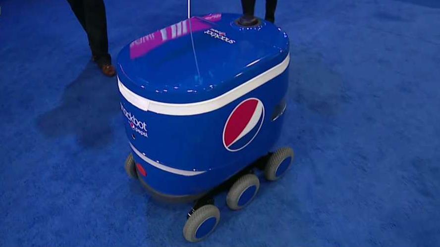 Pepsi's new 'Snackbots' delivering snacks on college campuses