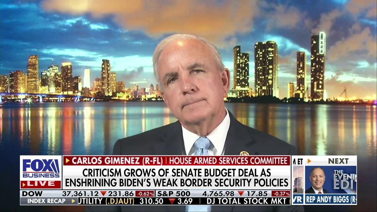 This is another example of the Biden admin lying through its teeth: Rep. Carlos Gimenez