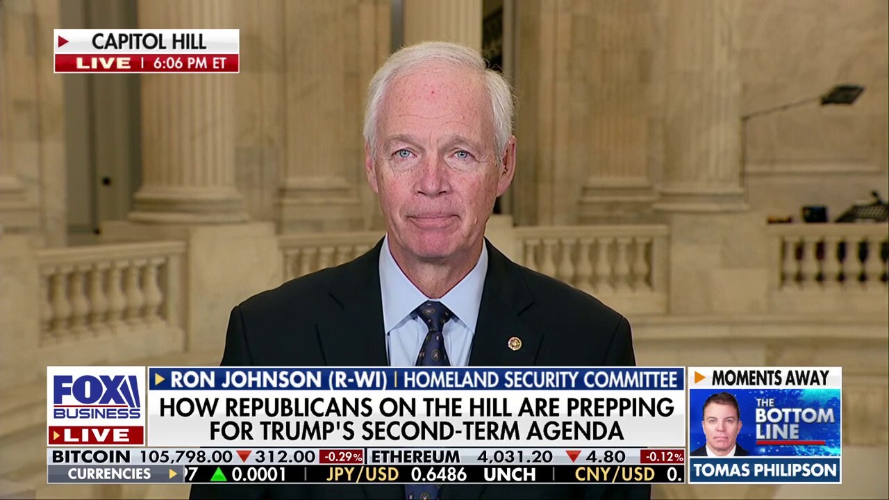 The Biden admin has left us a 'disaster' at the border, says Sen. Ron Johnson