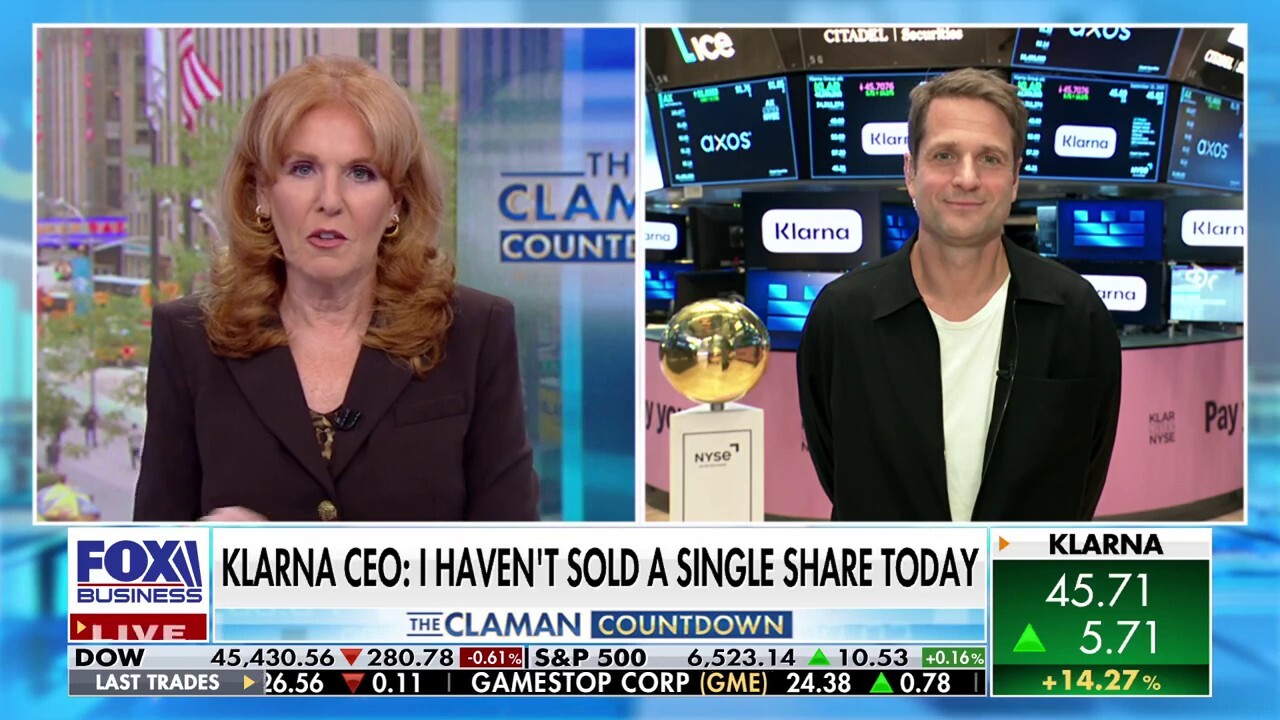  Klarna CEO Sebastian Siemiatkowski discusses the future of the company after its $19.5 billion valuation and debut Wall Street on ‘The Claman Countdown.’