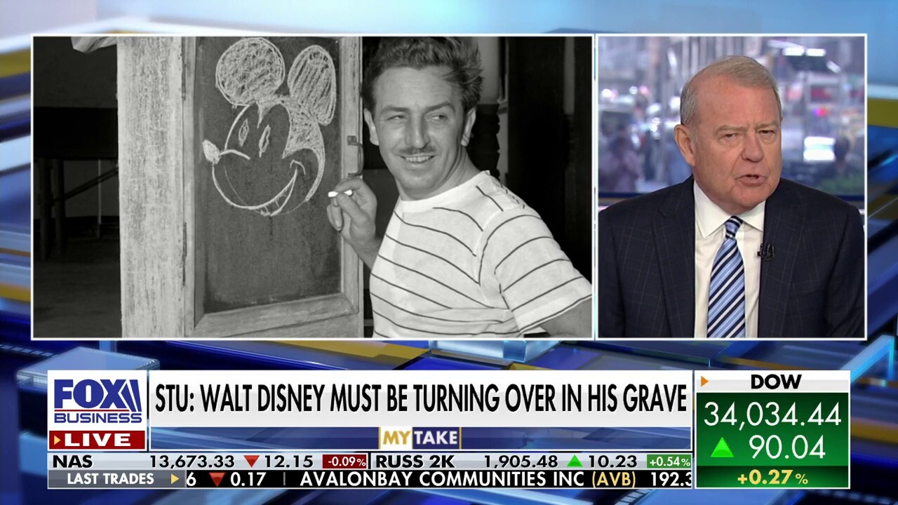 "\'Varney & Co.' host Stuart Varney argues that woke politics caused Disney's sharp decline in attendance and changed the original vision for the Magic Kingdom.