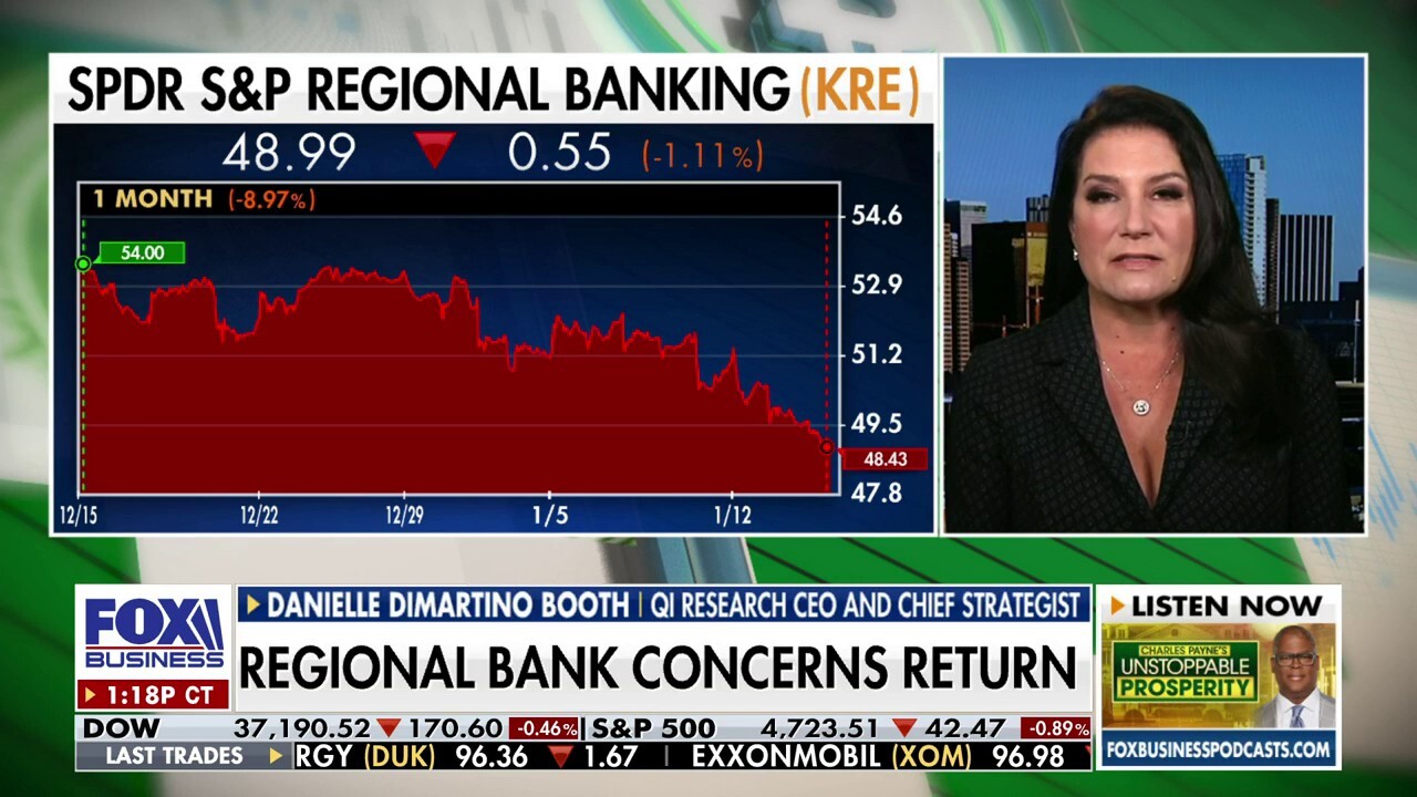 QI Research CEO and Chief Strategist Danielle DiMartino Booth discusses concerns over the stability of regional banks on ‘Making Money.’