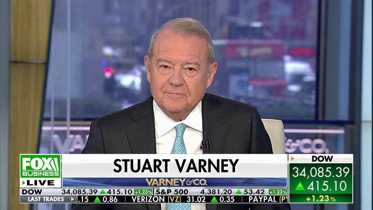 Varney & Co. host Stuart Varney discusses the consequences of Bidens green energy policies as war rages in the Middle East.
