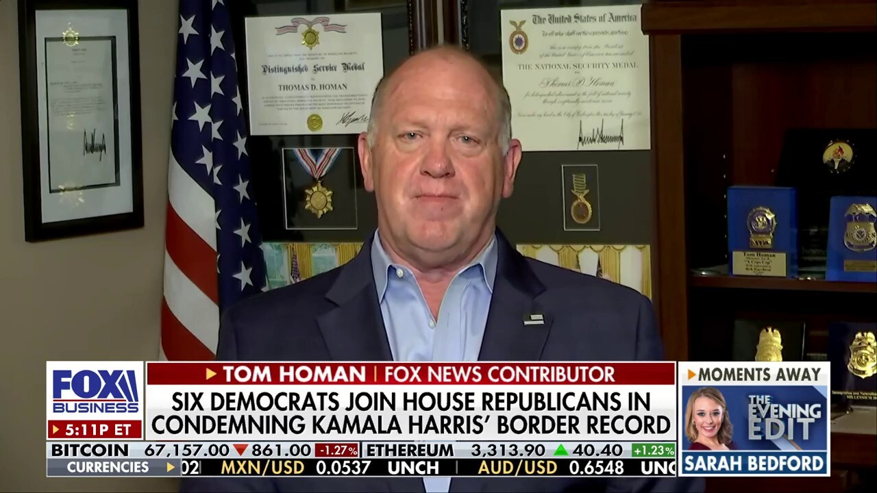 Kamala Harris wasn't going to fix the southern border: Tom Homan