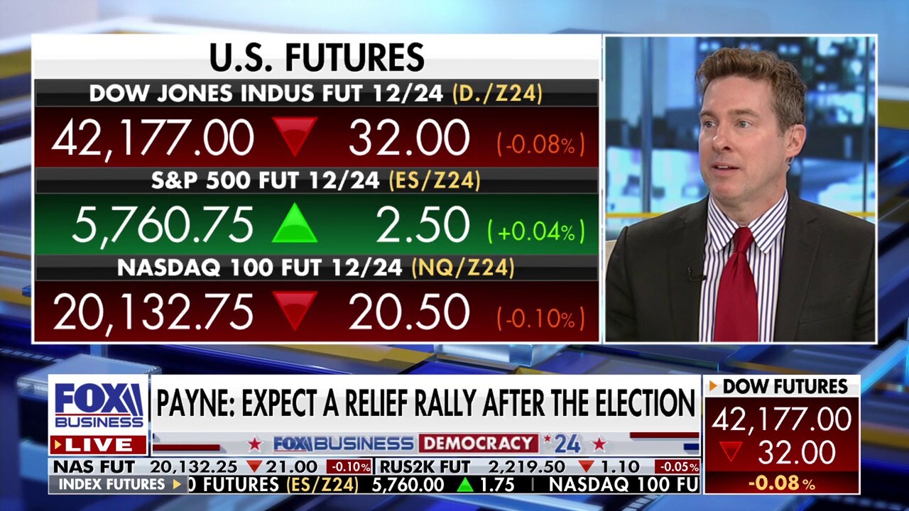 Markets tend to go up after a president is decided, according to Payne Capital Management President Ryan Payne. 