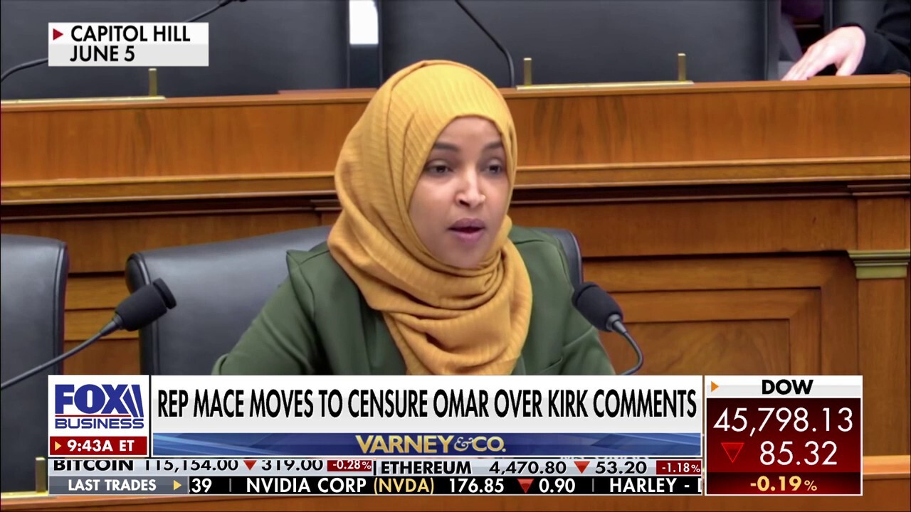 GOP calls to censure Omar over 'disgusting' Kirk comments