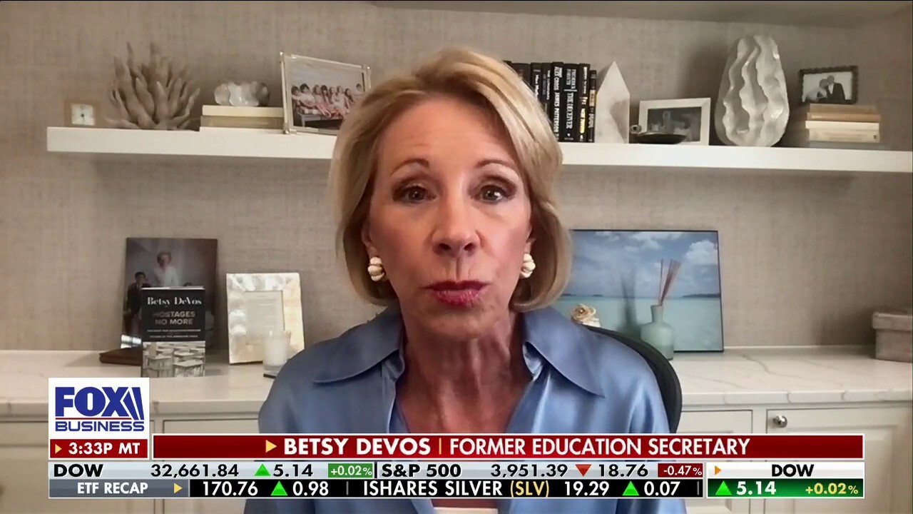 Betsy DeVos predicts Biden's student loan handouts will be ruled 'unconstitutional'