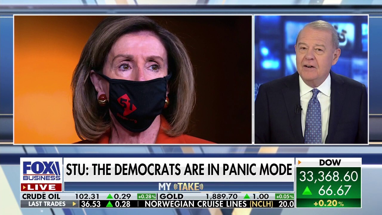 FOX Business host Stuart Varney argues the Democrats are 'in panic mode' ahead of the 2022 midterms.