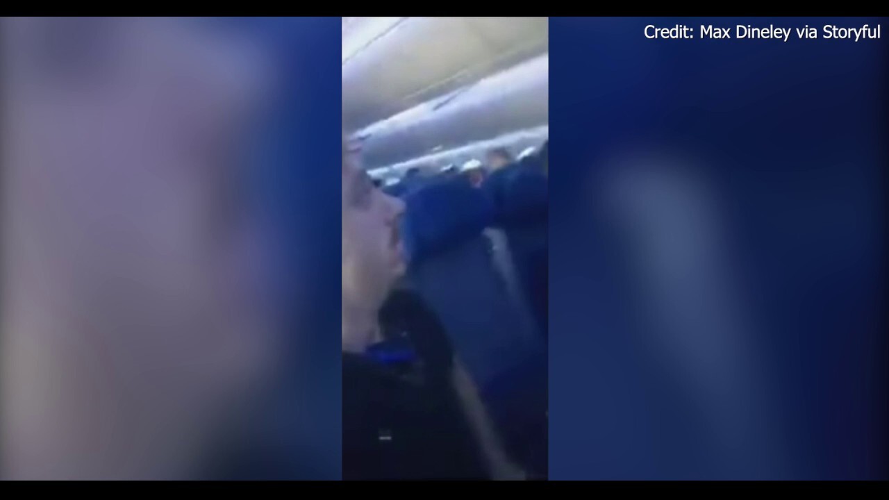 Passenger films cabin shock after flight takes nosedive
