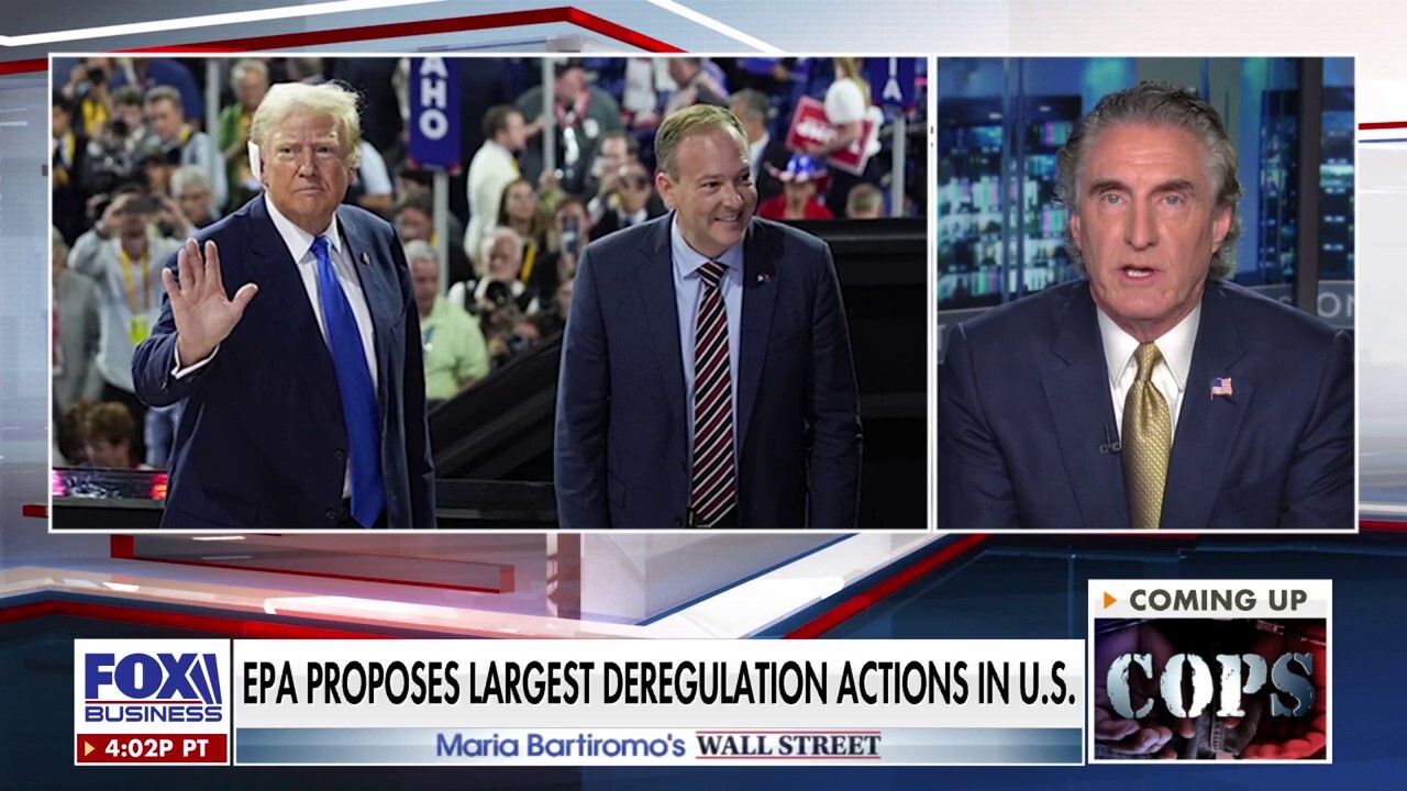 Interior Secretary Doug Burgum sounds off on what is driving a 'forced increase' in prices and fires back at actor Samuel L. Jackson praising wind farms on 'Maria Bartiromo's Wall Street.'