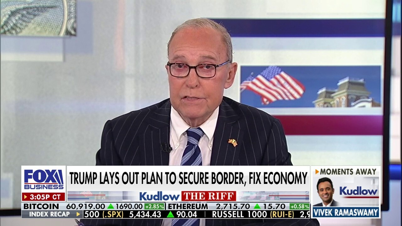  FOX Business host Larry Kudlow reacts to the former president's interview on X, formerly Twitter, on ‘Kudlow.’