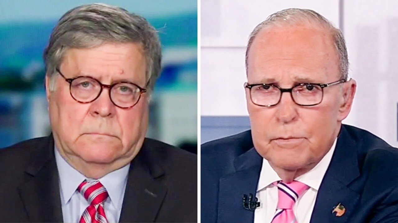 Former Attorney General William Barr weighs in on national security concerns raised the arrest of a low-level, 21-year-old guardsman in a classified documents leak probe on 'Kudlow.'