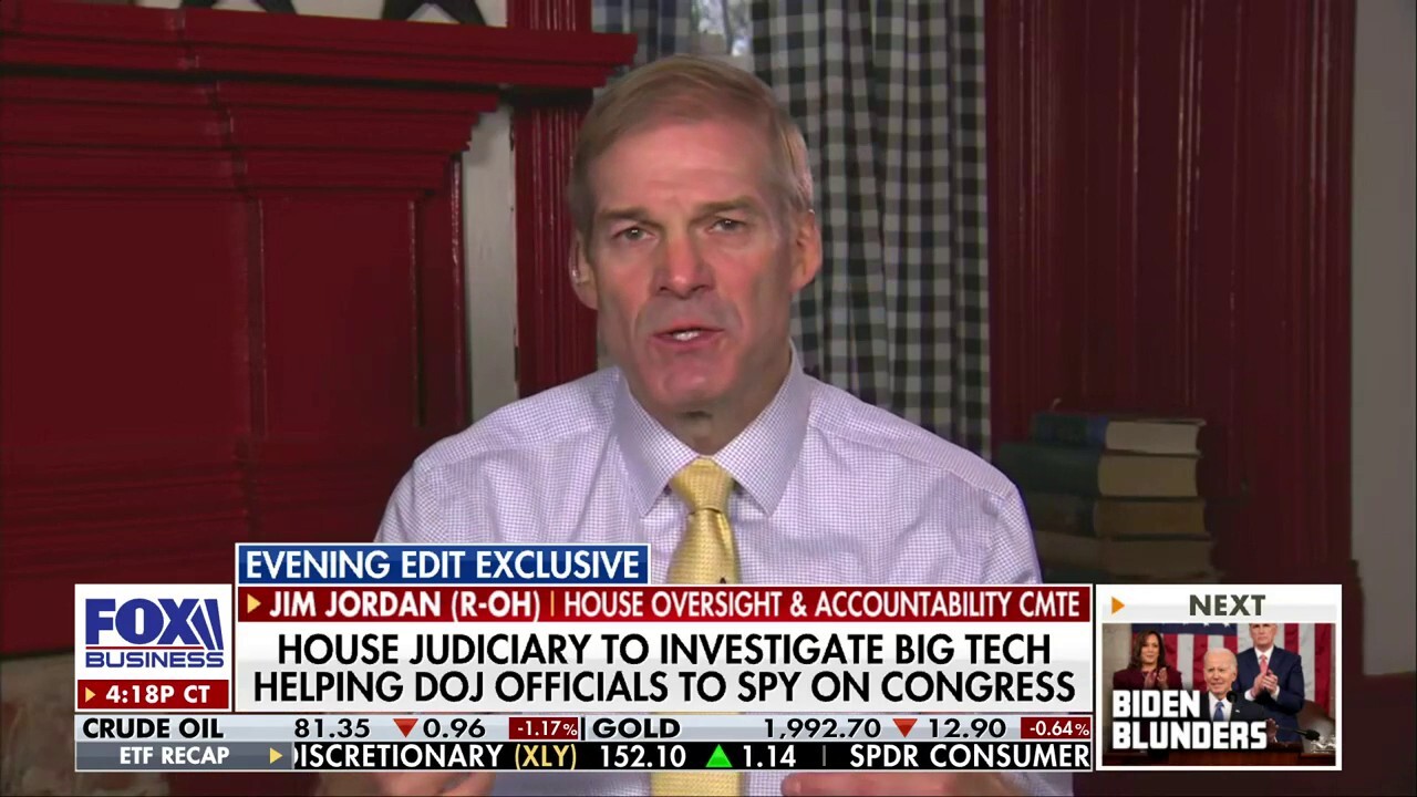 Is the executive branch spying on us?: Rep. Jim Jordan