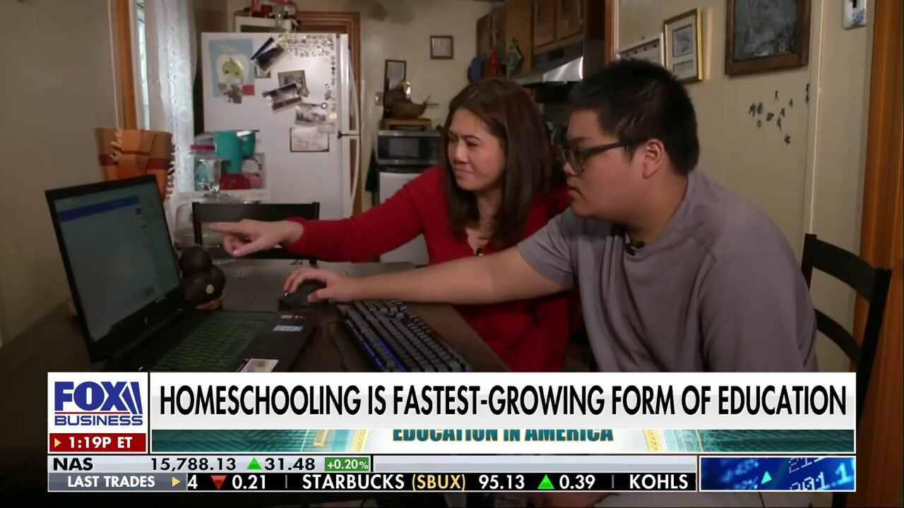 FOX Business correspondent Lydia Hu reports on the rise in homeschooling on 'The Big Money Show.'