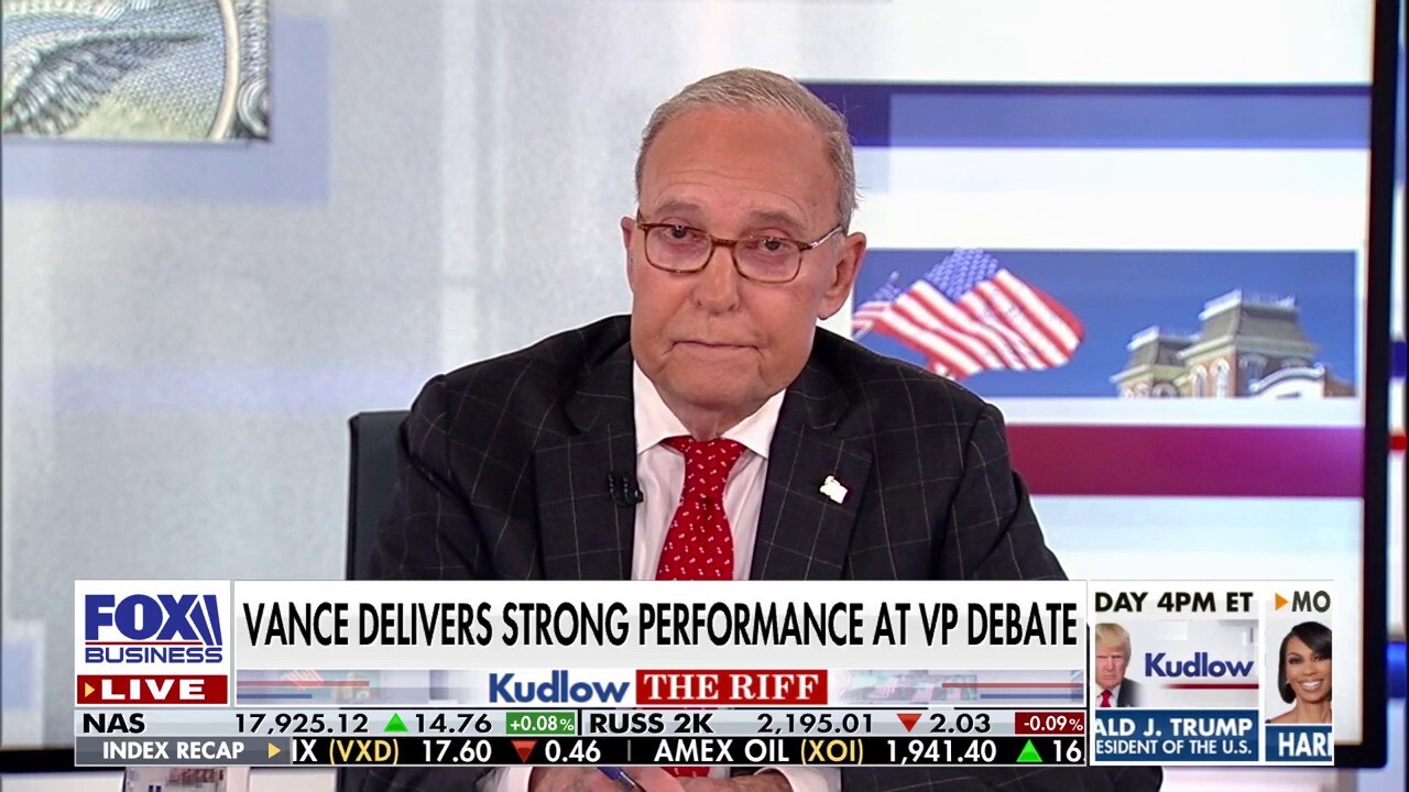 Larry Kudlow: JD Vance was so good, he may have moved the needle for the Trump team