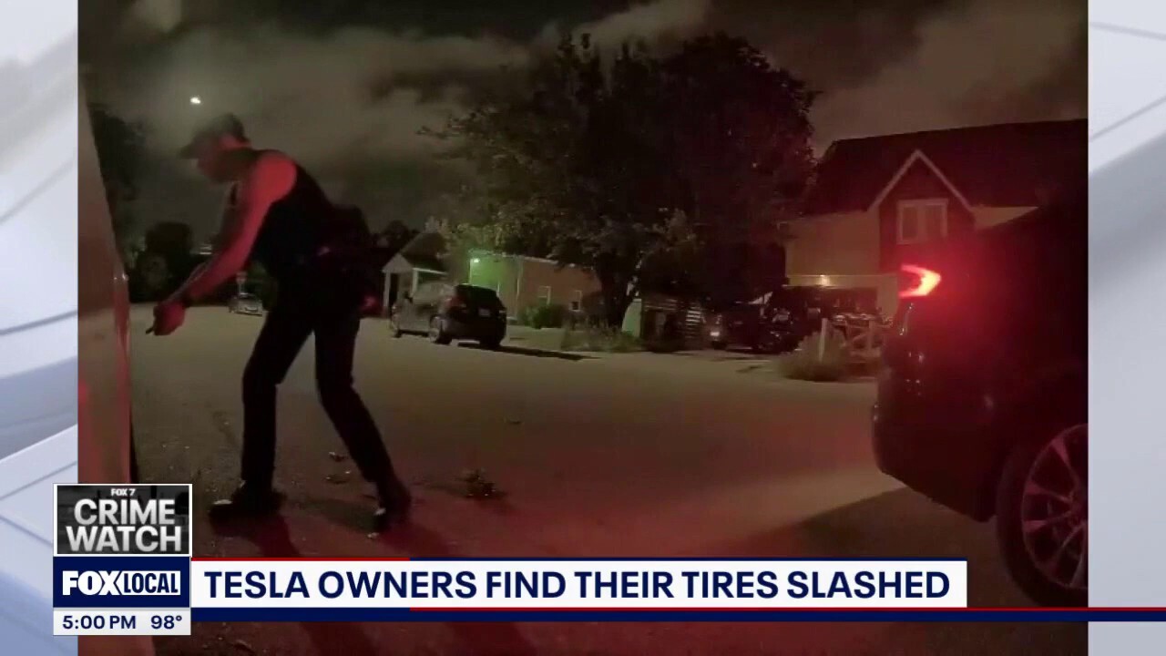 Tesla owners continue to face vandalism, this time in Austin, Texas, after President Donald Trump and Tesla CEO Elon Musk teamed up to reduce government waste. (Credit: FOX 7)