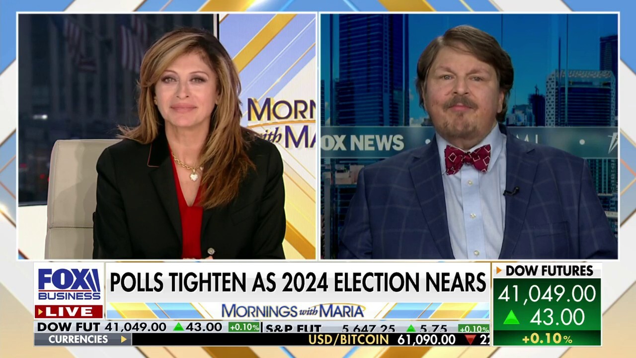 Chief pollster of The Trafalgar Group Robert Cahaly discusses the tight race between Harris and Trump according to recent polls.