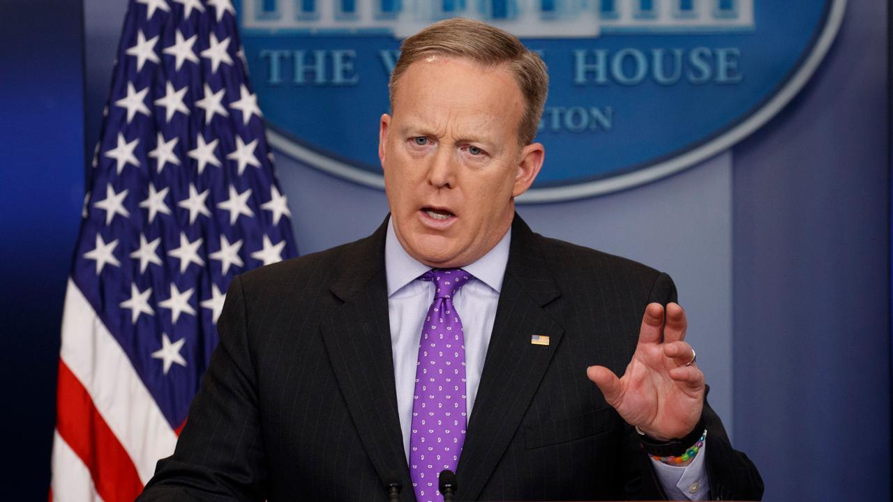 Is Sean Spicer using the right tone with reporters? 