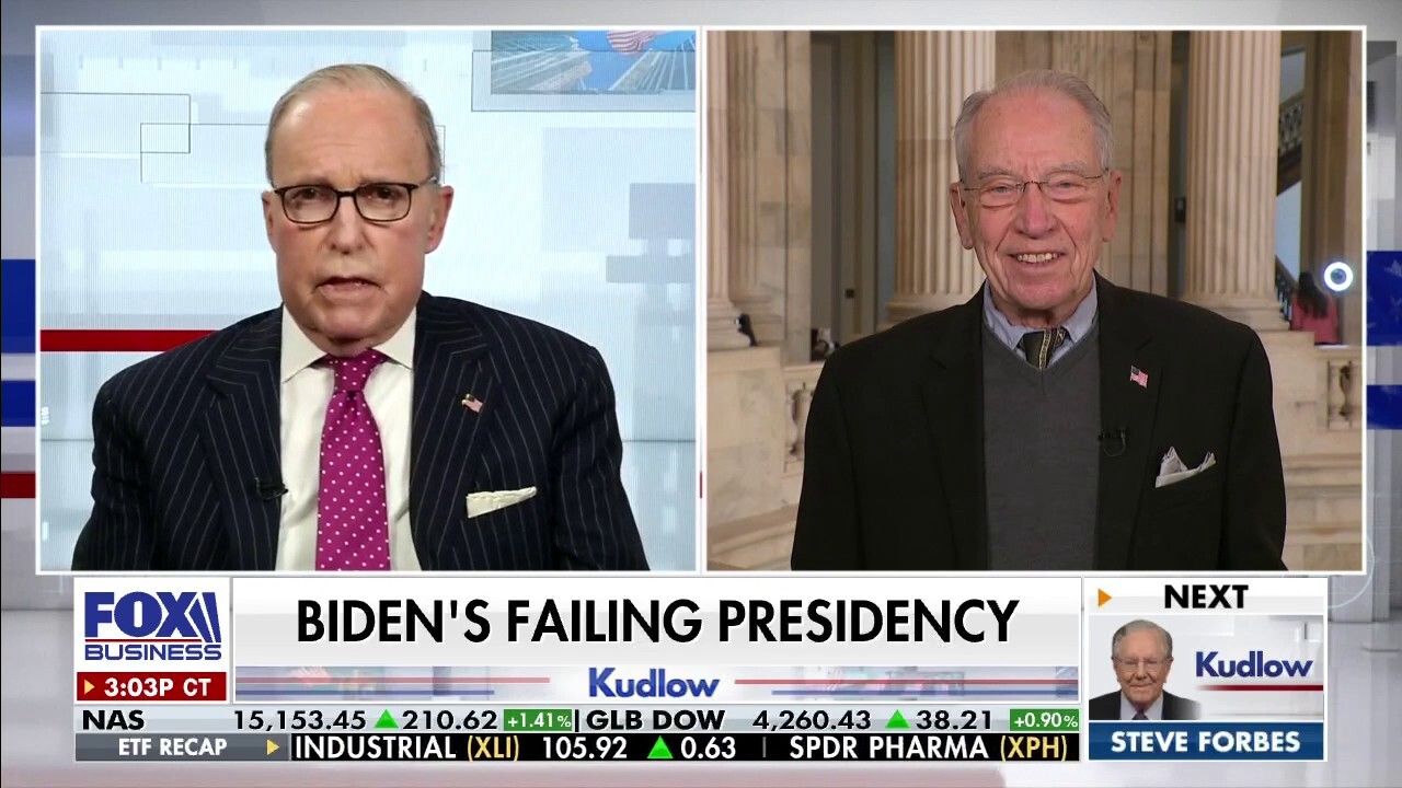 Sen. Grassley: Biden presidency has been filled with ‘stark failures’