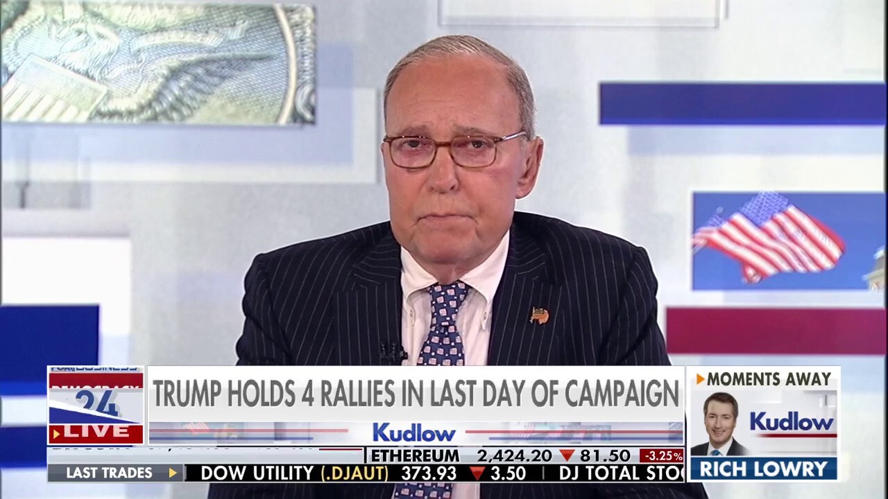 FOX Business host Larry Kudlow gives his final predictions on Election Day eve on 'Kudlow.'