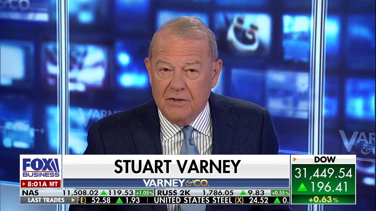 FOX Business' Stuart Varney argues President Biden couldn't resist playing the race card with Georgia's voting reform.