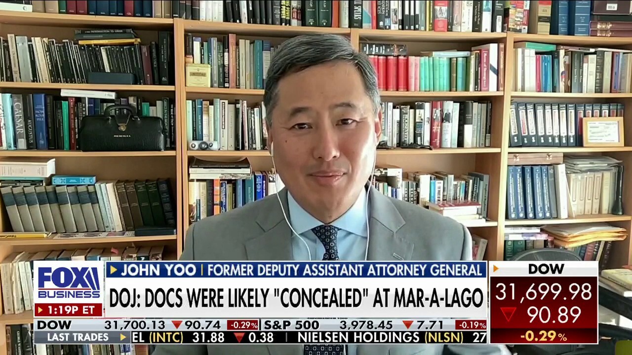 Former deputy assistant attorney general John Yoo discusses the latest details emerging from the FBI’s controversial raid of former President Trump’s Mar-a-Lago estate on ‘Cavuto: Coast to Coast.’ 
