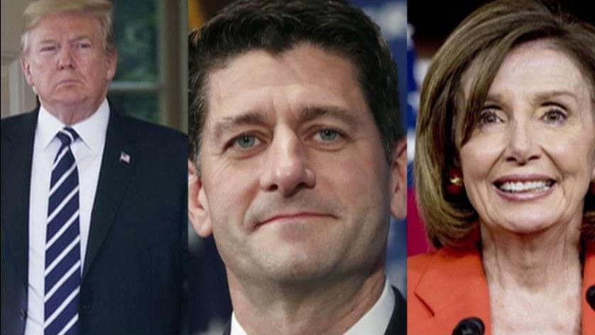 Trump takes on Paul Ryan, defends Nancy Pelosi