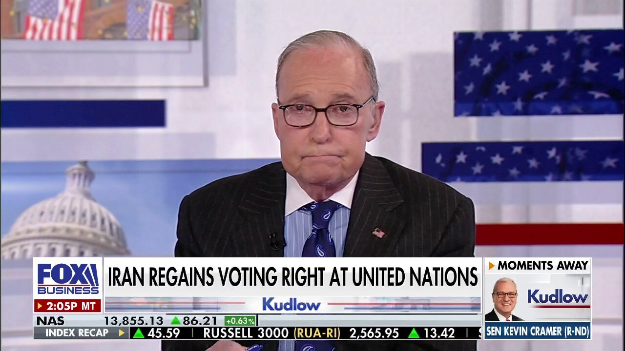 ‘Kudlow’ host says the administration has been ‘behind the curve’ in responding to Russian troop buildup on Ukraine. 