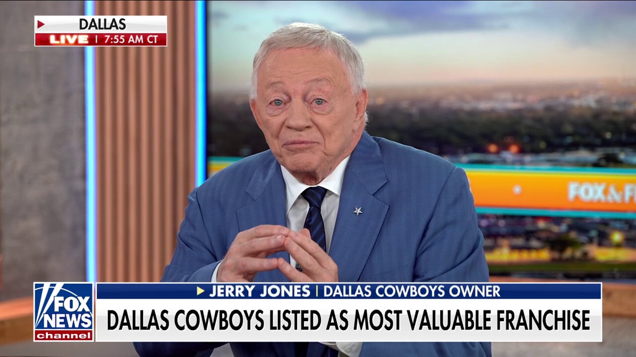 Dallas Cowboys owner Jerry Jones joins 'Fox & Friends' to discuss his cancer battle, building the Cowboys brand and his 'Landman' cameo.