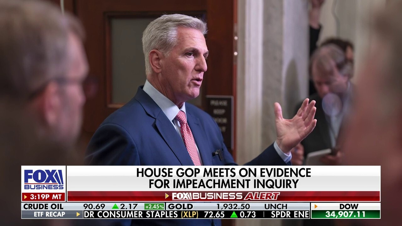  GOP discusses impeachment evidence as lawmakers dispute with McCarthy