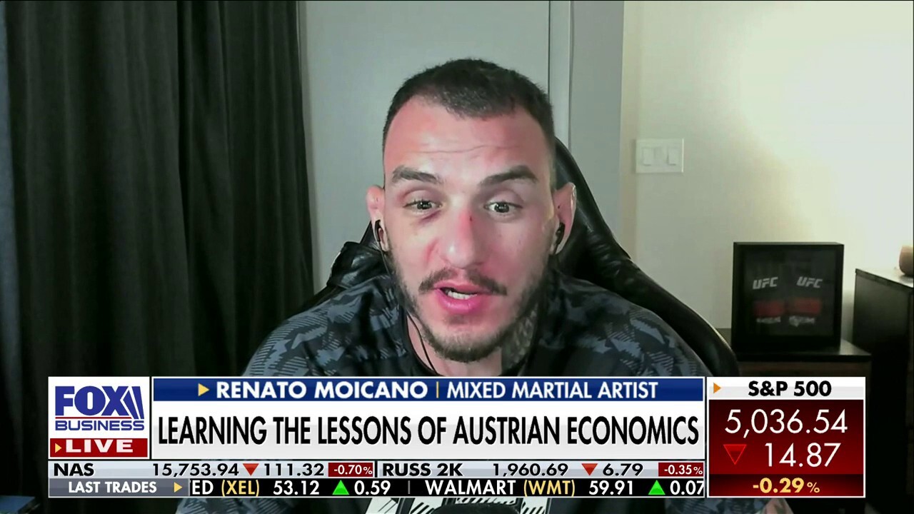 Mixed martial artist Renato Moicano explains his fascination with Austrian economics and shares his love for America on 'Making Money.'