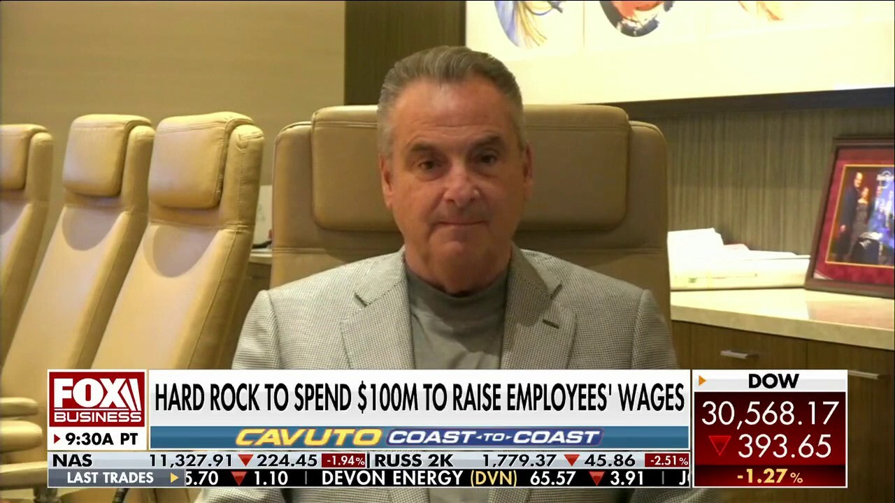 Hard Rock CEO Jim Allen says the company's wage raises weren't given to management or executive positions.
