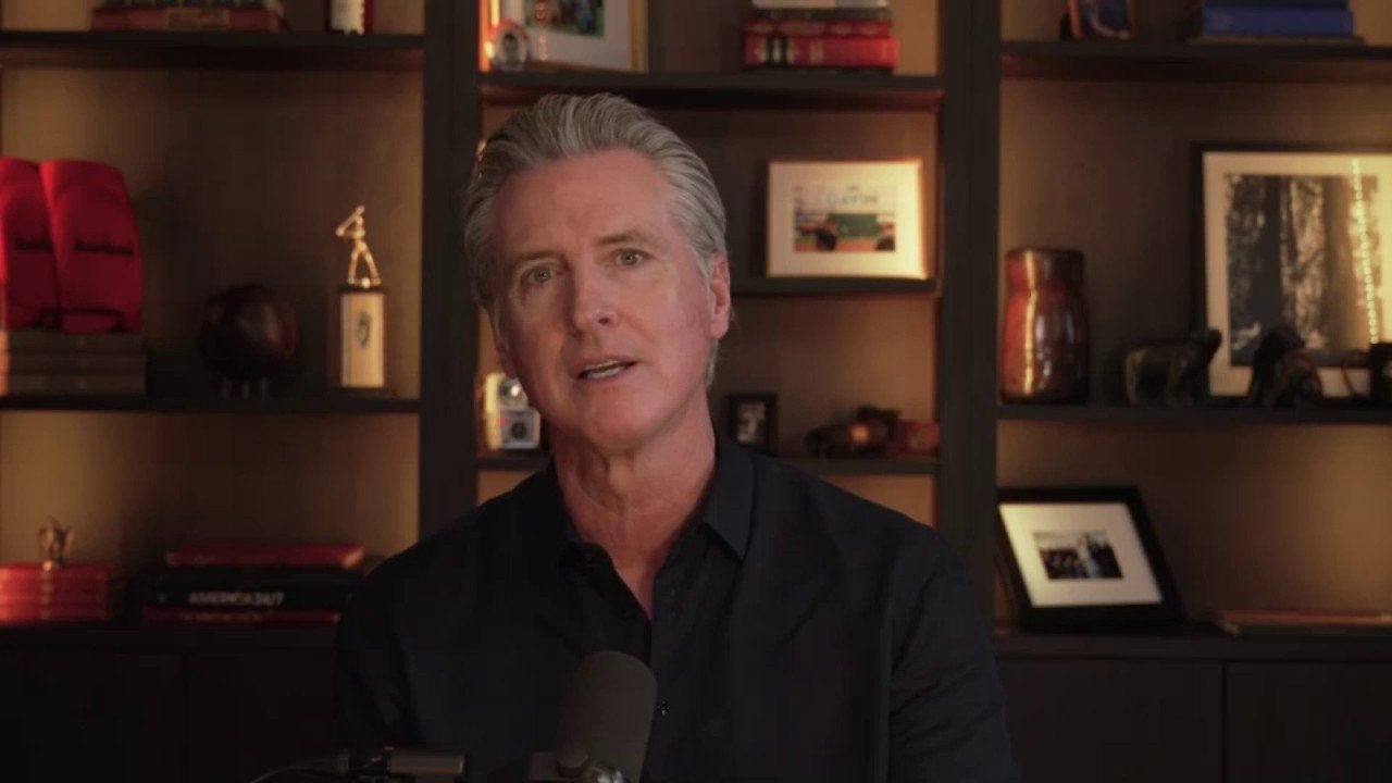 California Gov. Gavin Newsom announced an executive order aimed at reining in AI companies, while also criticizing President Donald Trump for his approach to AI. (Credit: @ThisisGavinNewsom/YouTube)