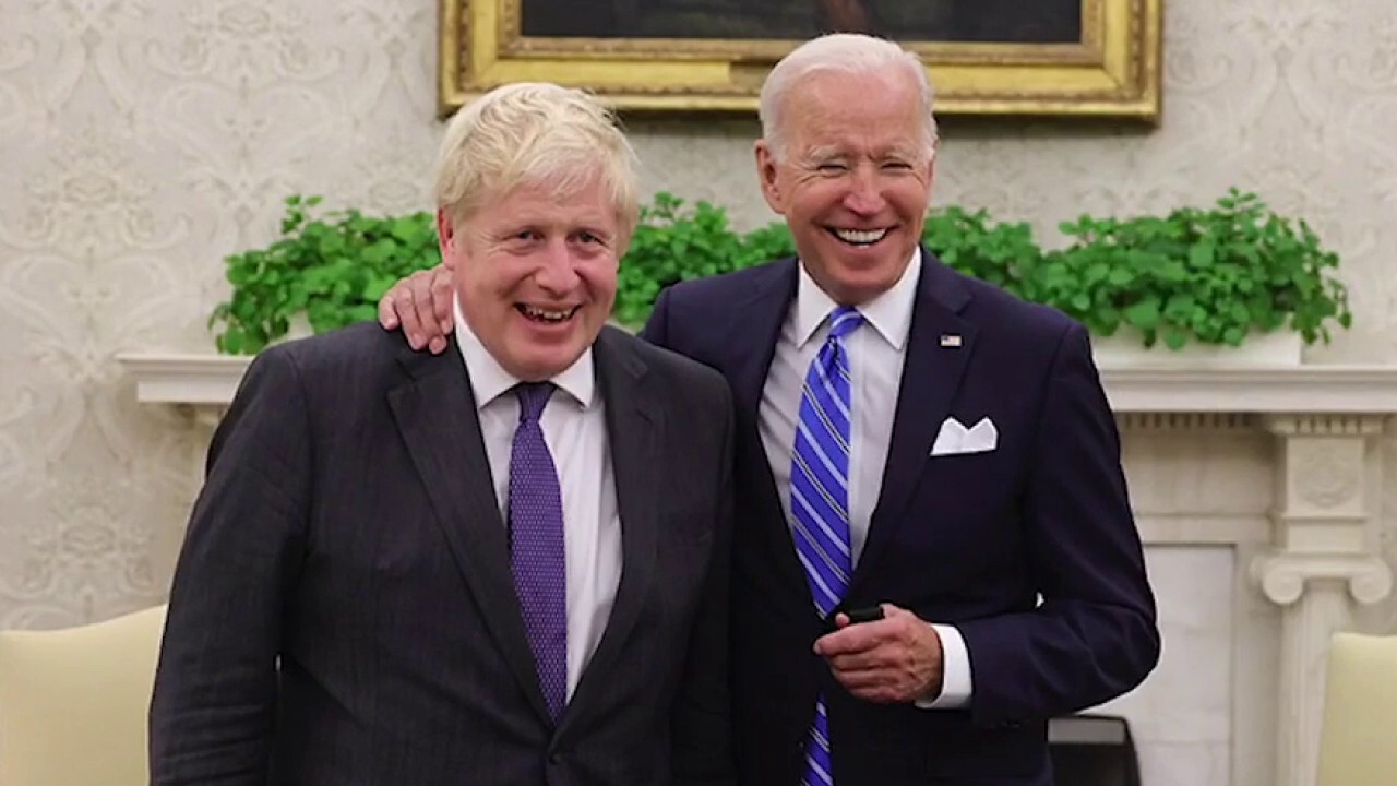 Charlie Hurt, Christopher Hahn and Brad Polumbo join 'Kennedy' to discuss Biden's refusal to answer reporter questions during meeting with British Prime Minister Boris Johnson