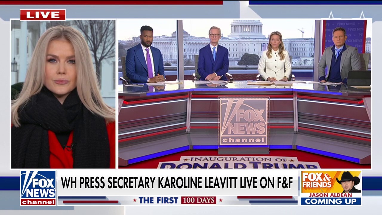 White House press secretary Karoline Leavitt joins 'Fox & Friends' to preview President Trump's upcoming infrastructure announcement.