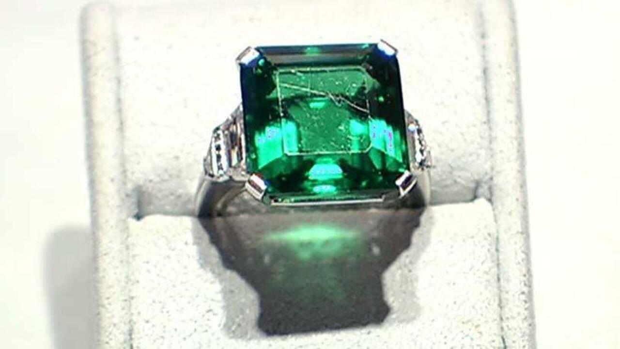Rare Rockefeller emerald could fetch $6M on auction block
