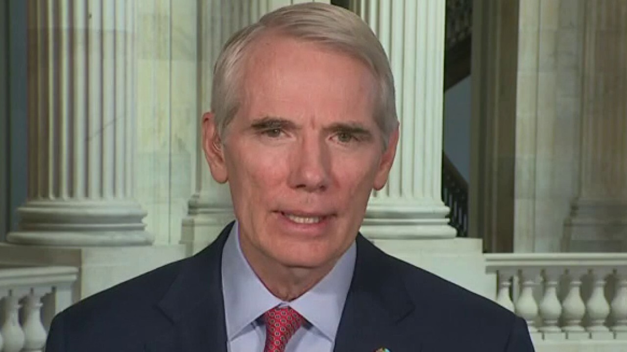 Sen. Rob Portman, R-Ohio, gives his take on President Biden's blame game for inflation and economic woes on 'Kudlow.'