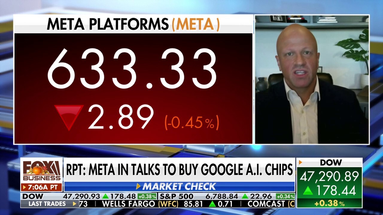 Daniel Newman of The Futurum Group joins 'Varney & Co.' to break down the escalating AI chip battle as Google supplies Meta and challenges NVIDIA.