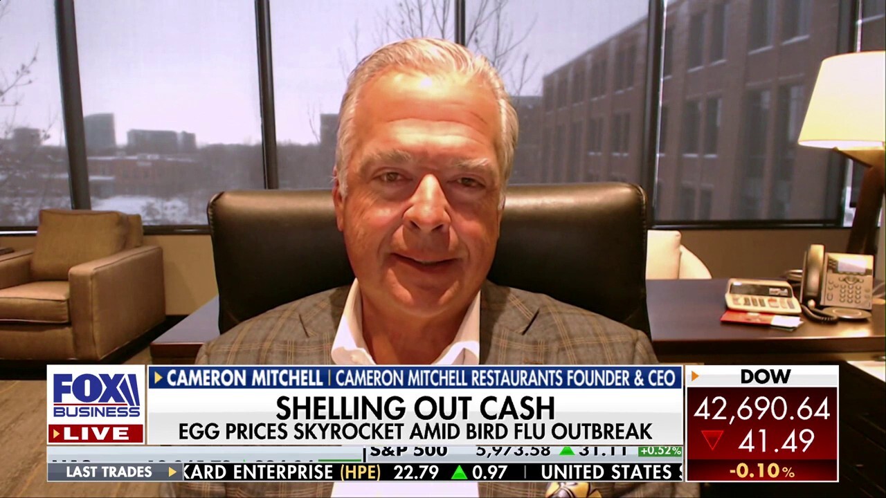  Cameron Mitchell Restaurants founder and CEO Cameron Mitchell unpacks the impact of the the disease on the cost of goods on 'The Claman Countdown.'