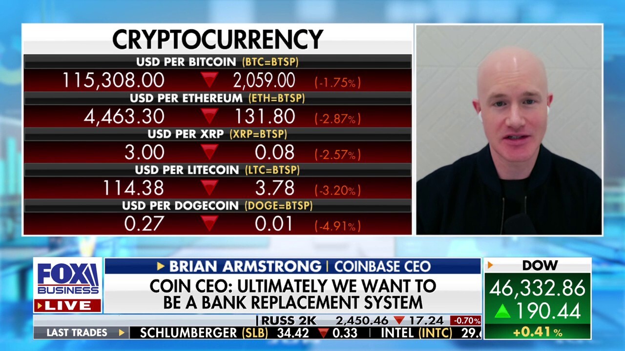 Coinbase CEO: Ultimately we want to be a bank replacement for people