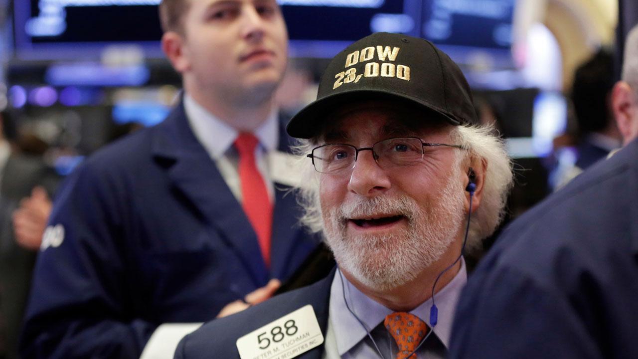 Strong earnings drive the Dow to new highs